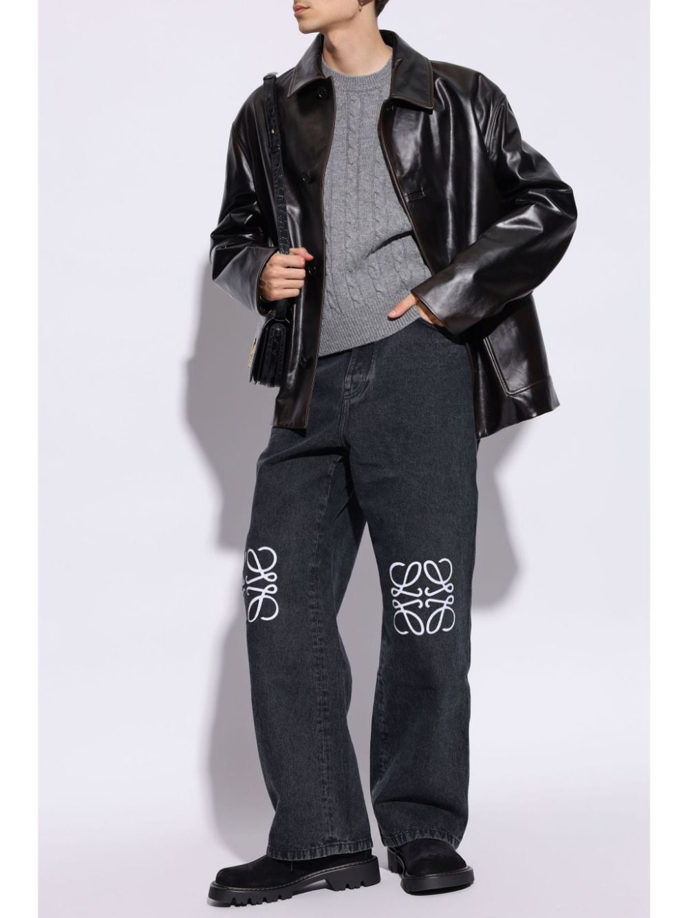 nappa leather jacket - 2