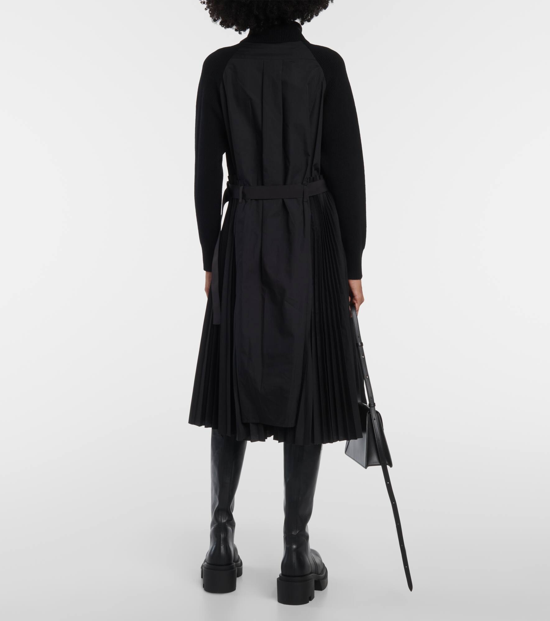 Turtleneck midi dress - 3