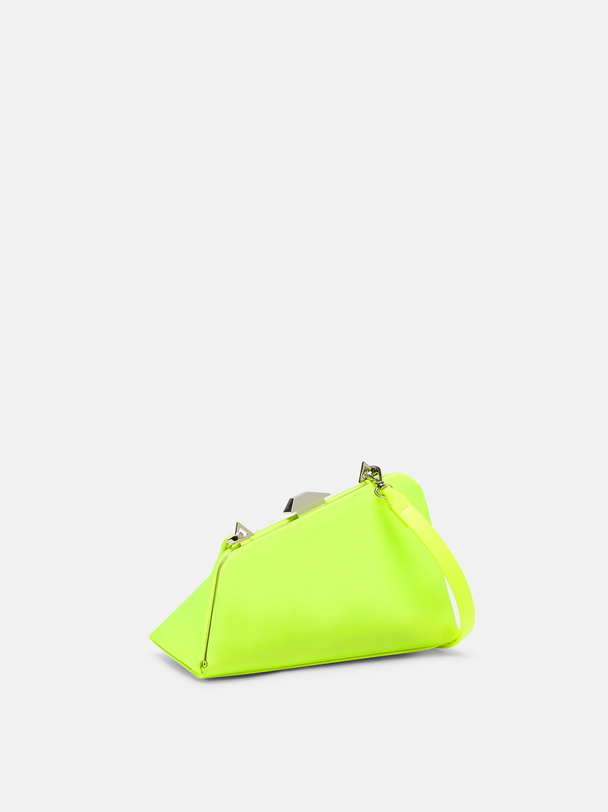 ''MIDNIGHT'' FLUO YELLOW MINI CLUTCH - 2