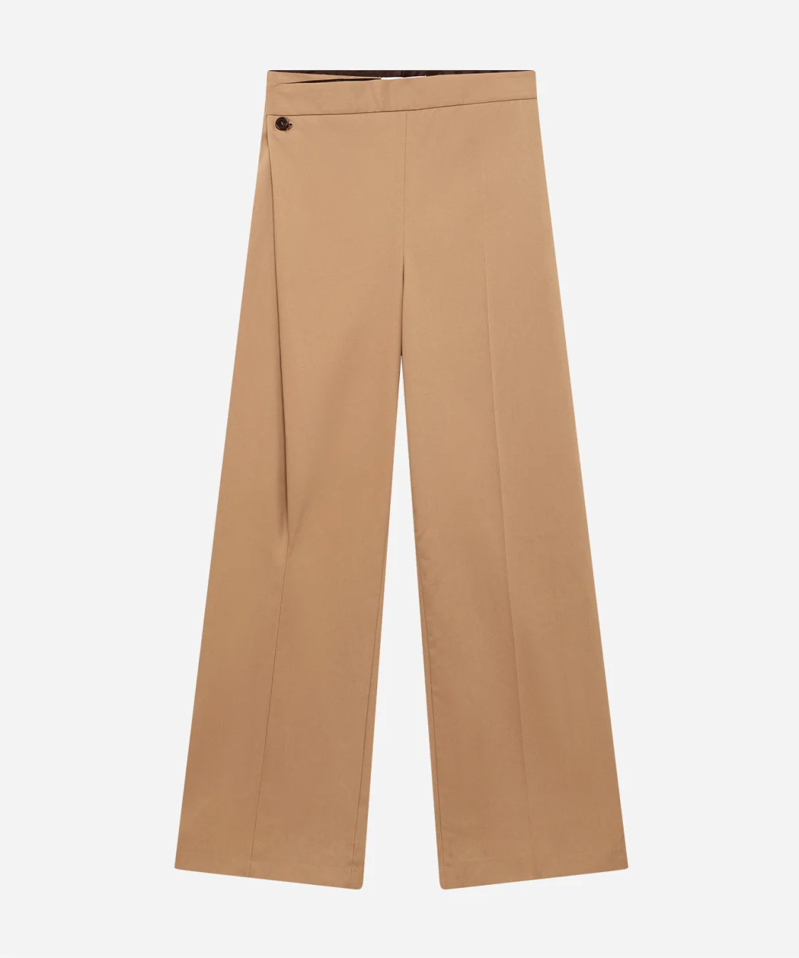 Gabardine pants with cross detail - 1