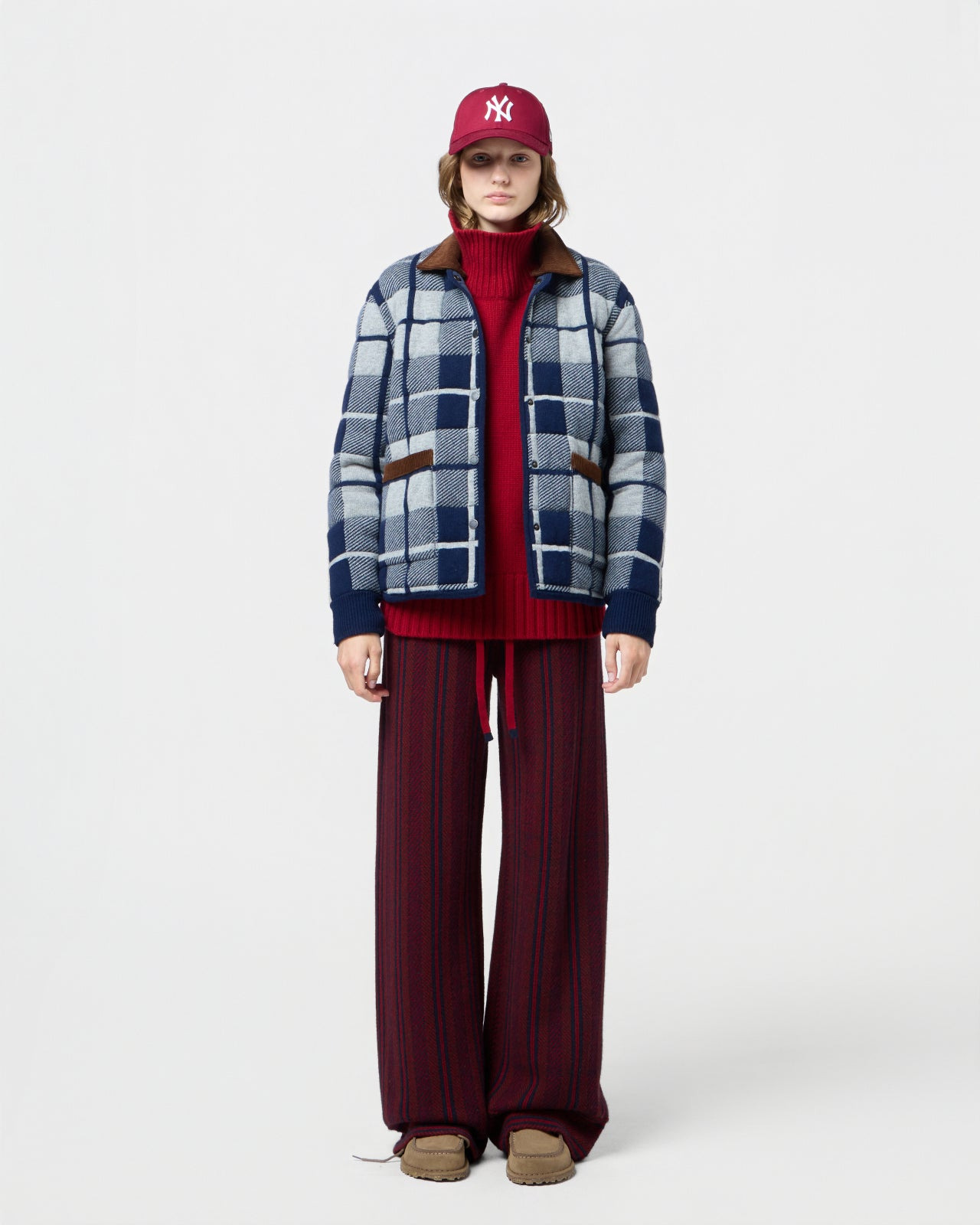 Quilted Plaid Liner Jacket - 3