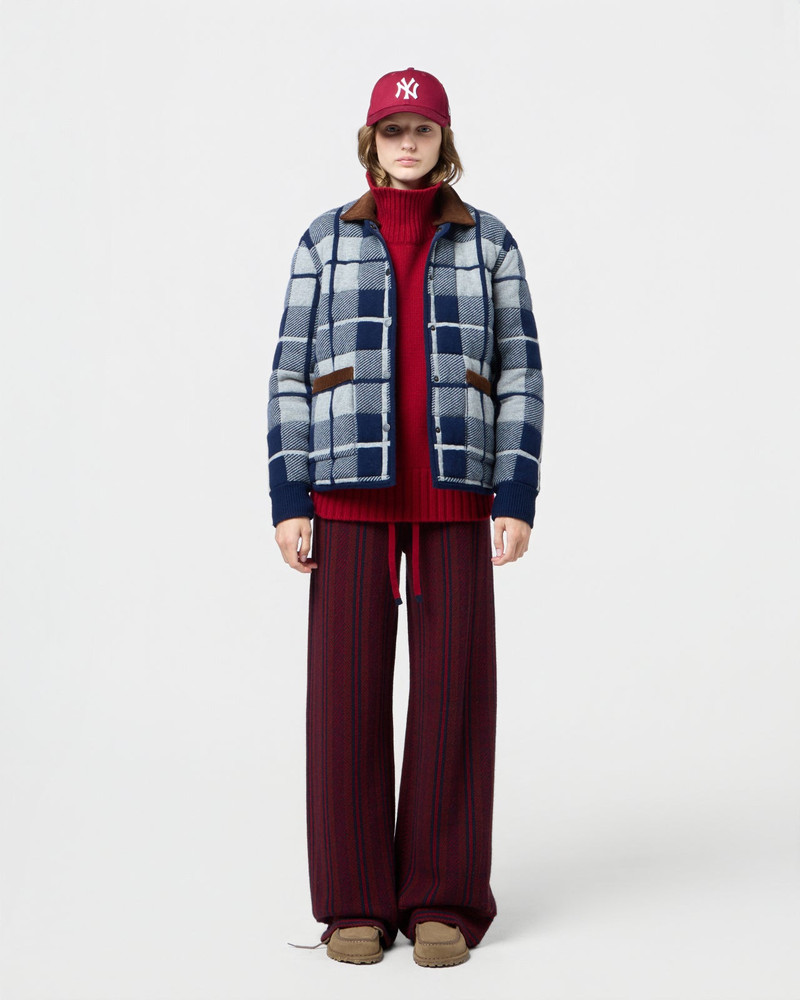 GUEST IN RESIDENCE Quilted Plaid Liner Jacket outlook