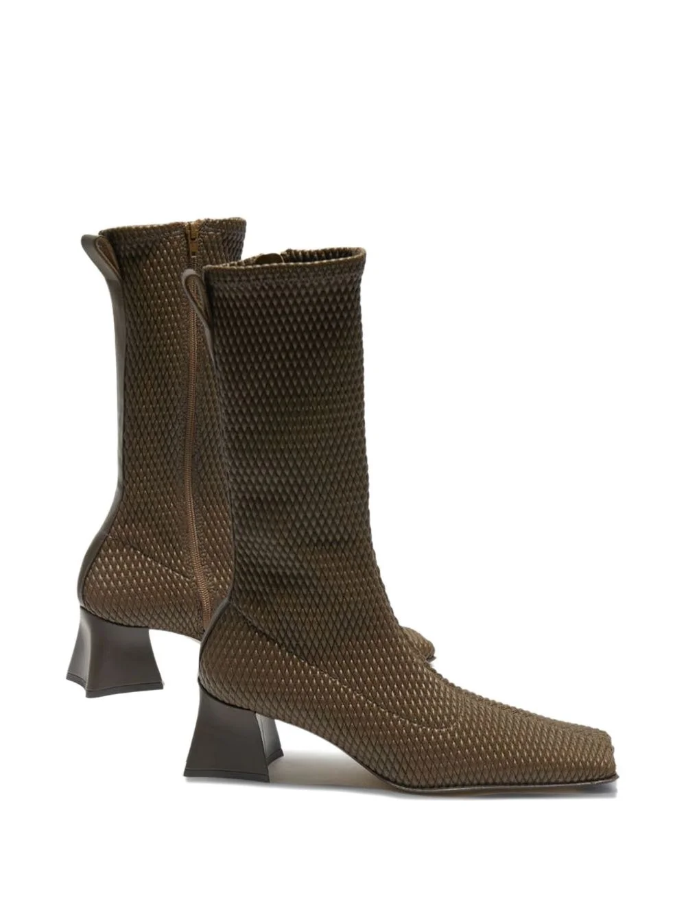 Diana square-toe boots - 1
