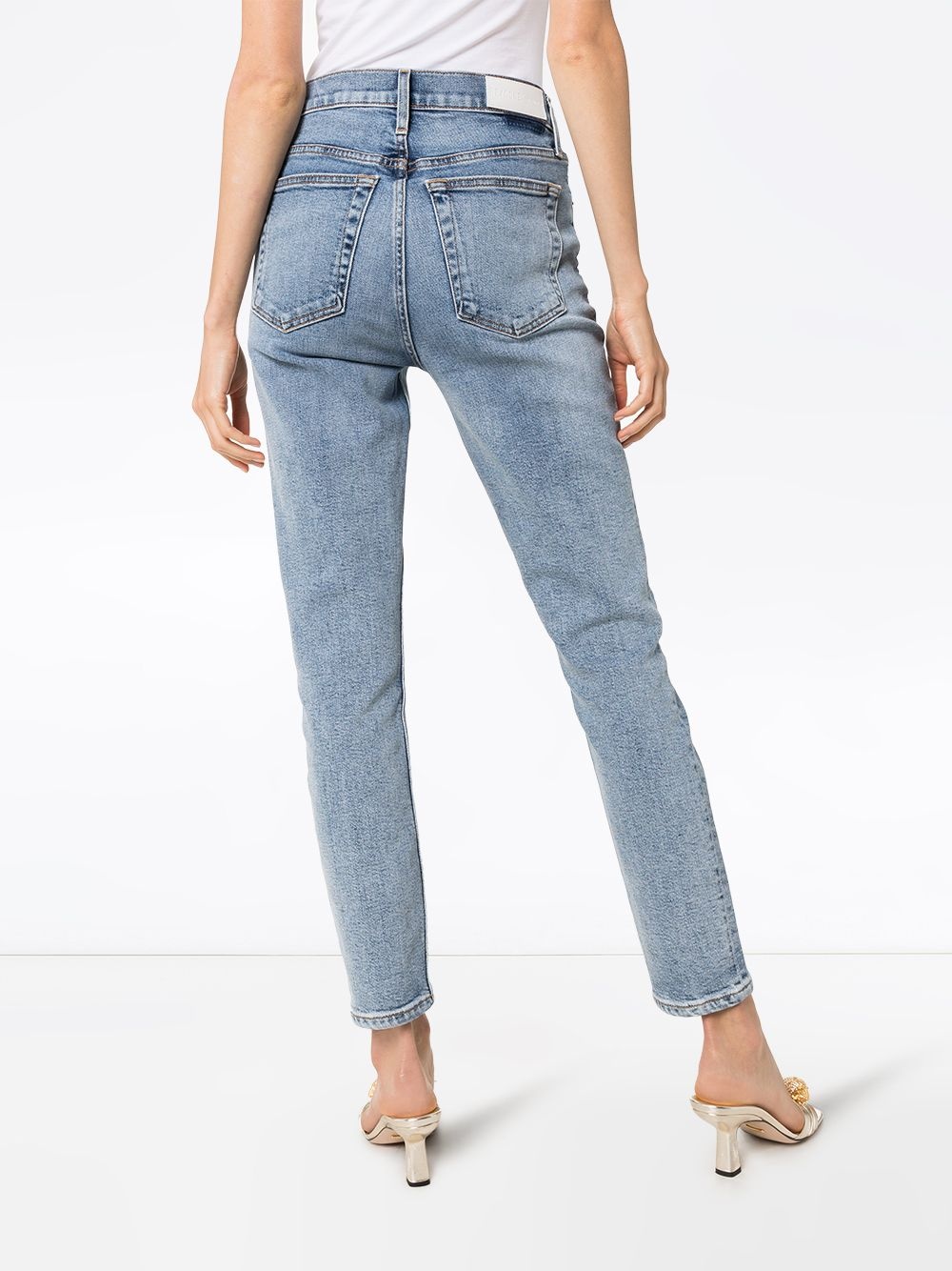 slim-fit cropped jeans - 4