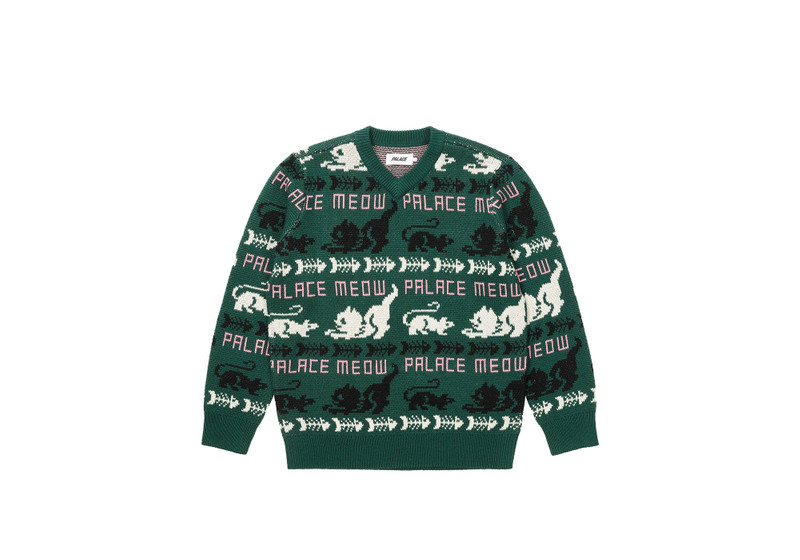 MEOW MEOW KNIT GREEN - 1