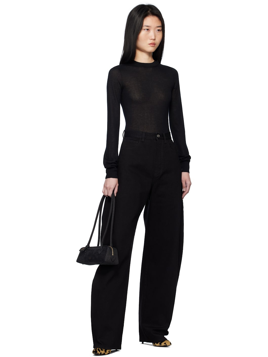 Black 'Le Teckel' Small Bag - 4