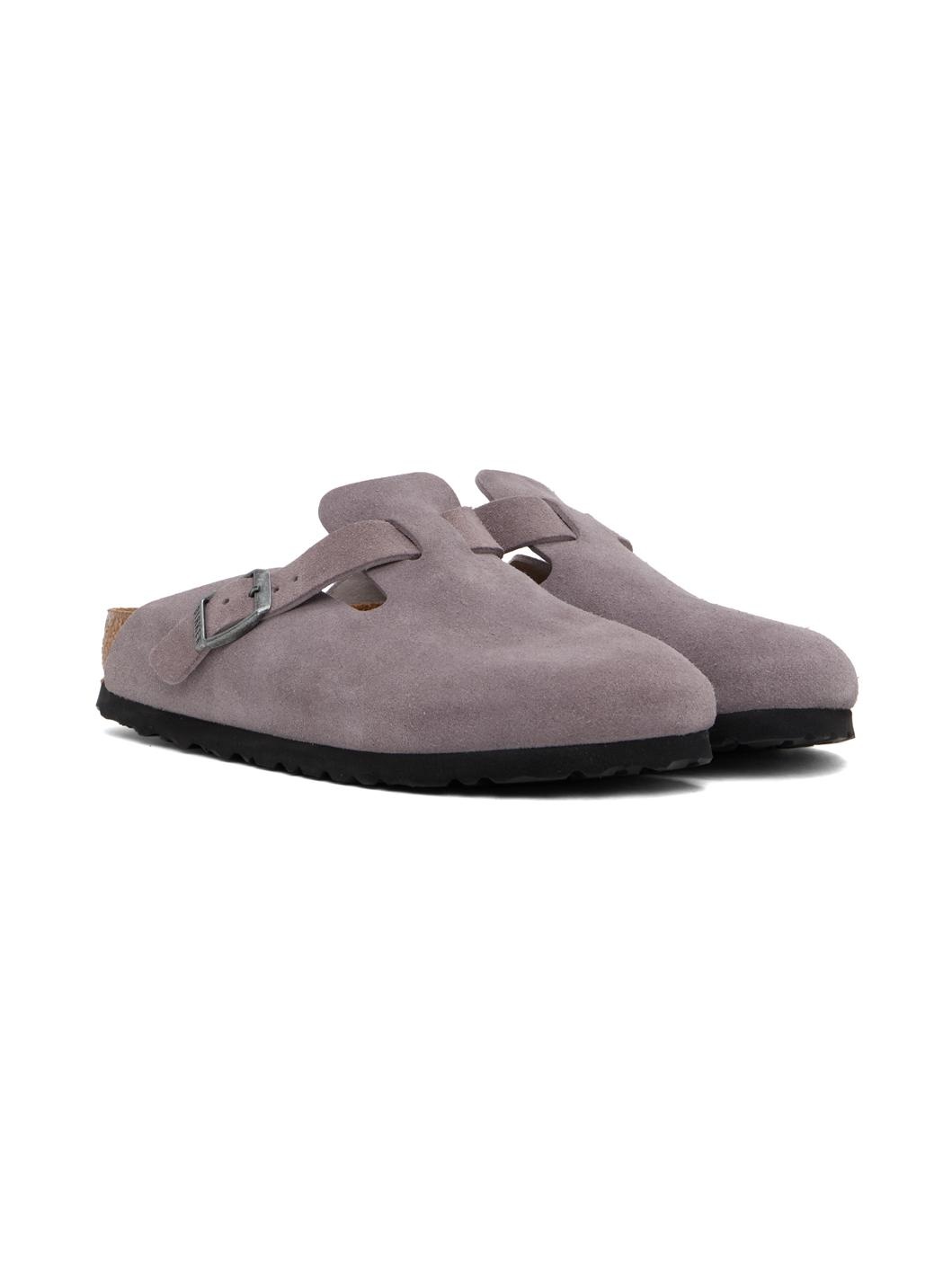Purple Narrow Boston Loafers - 4