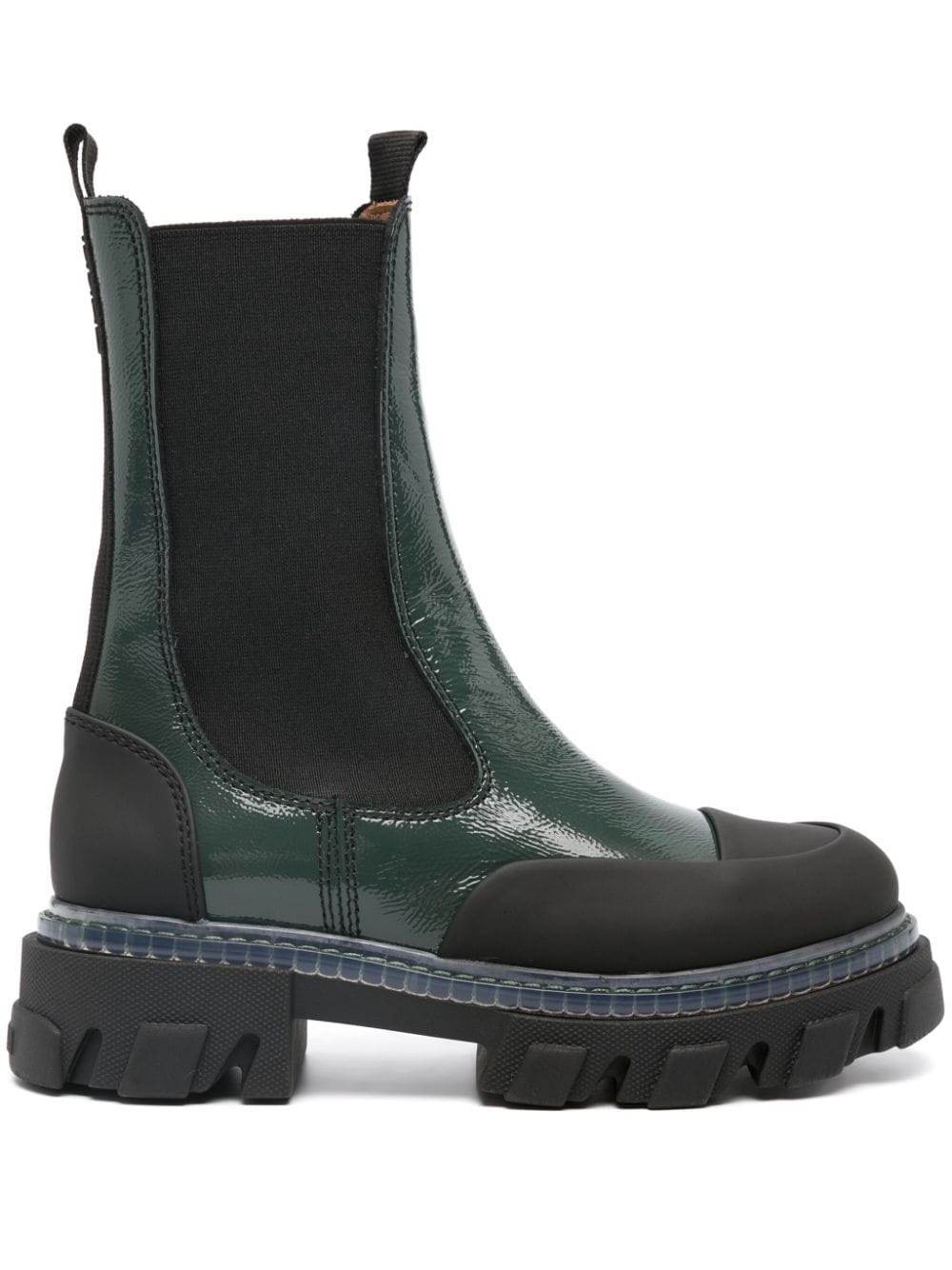 leather panelled ankle boots - 1