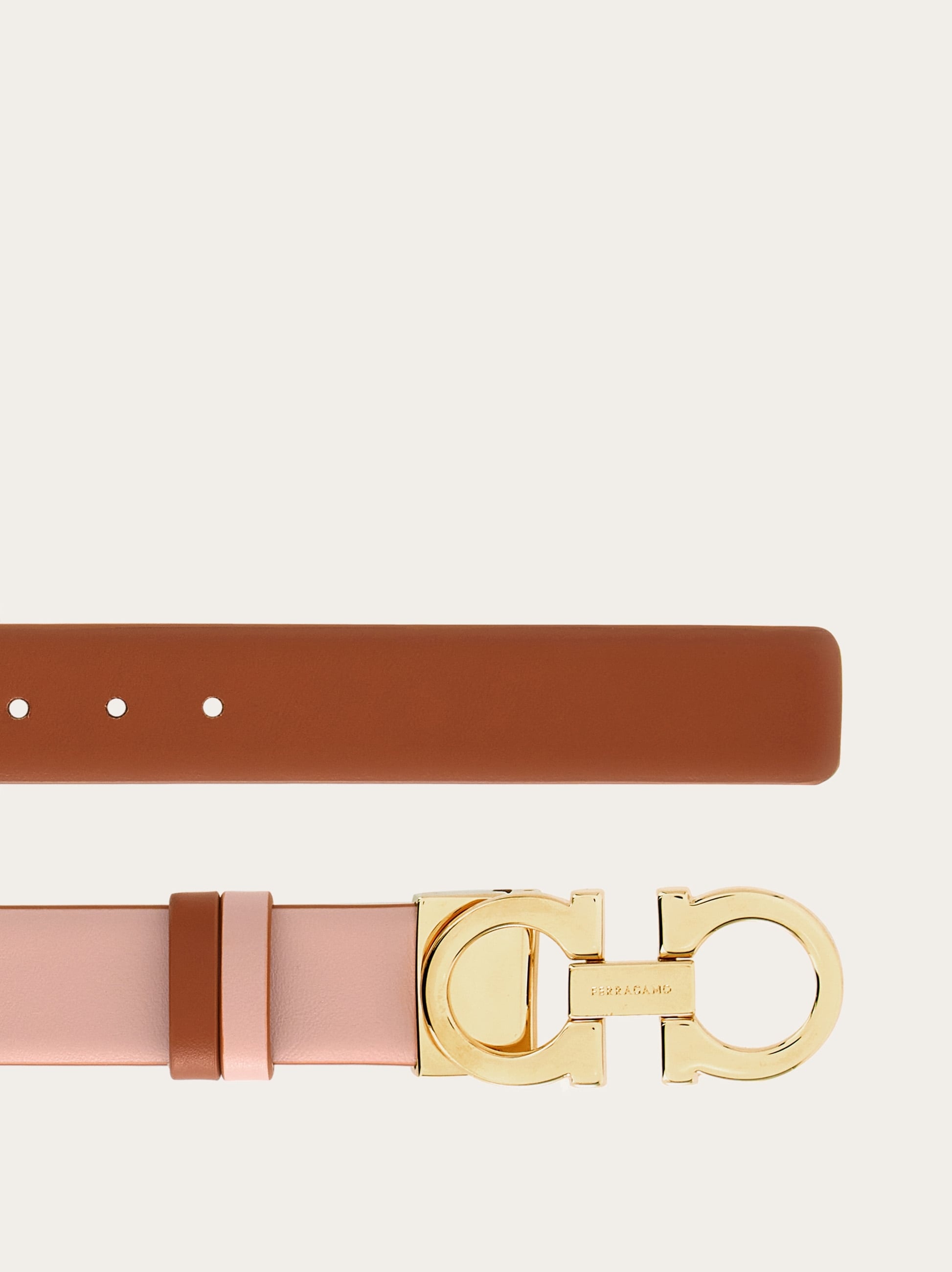 Reversible and adjustable Gancini belt - 2
