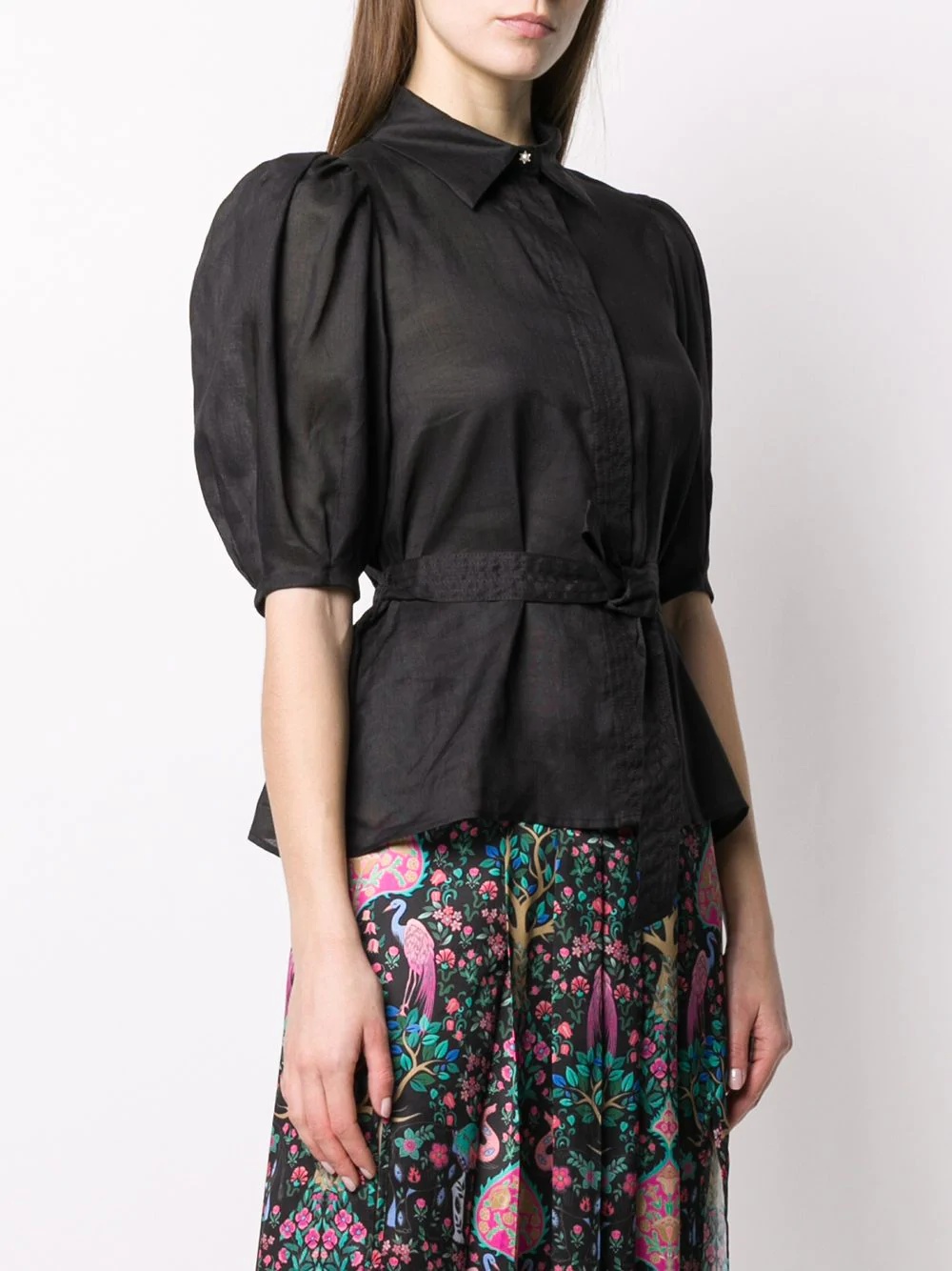 slim fit blouse - 3