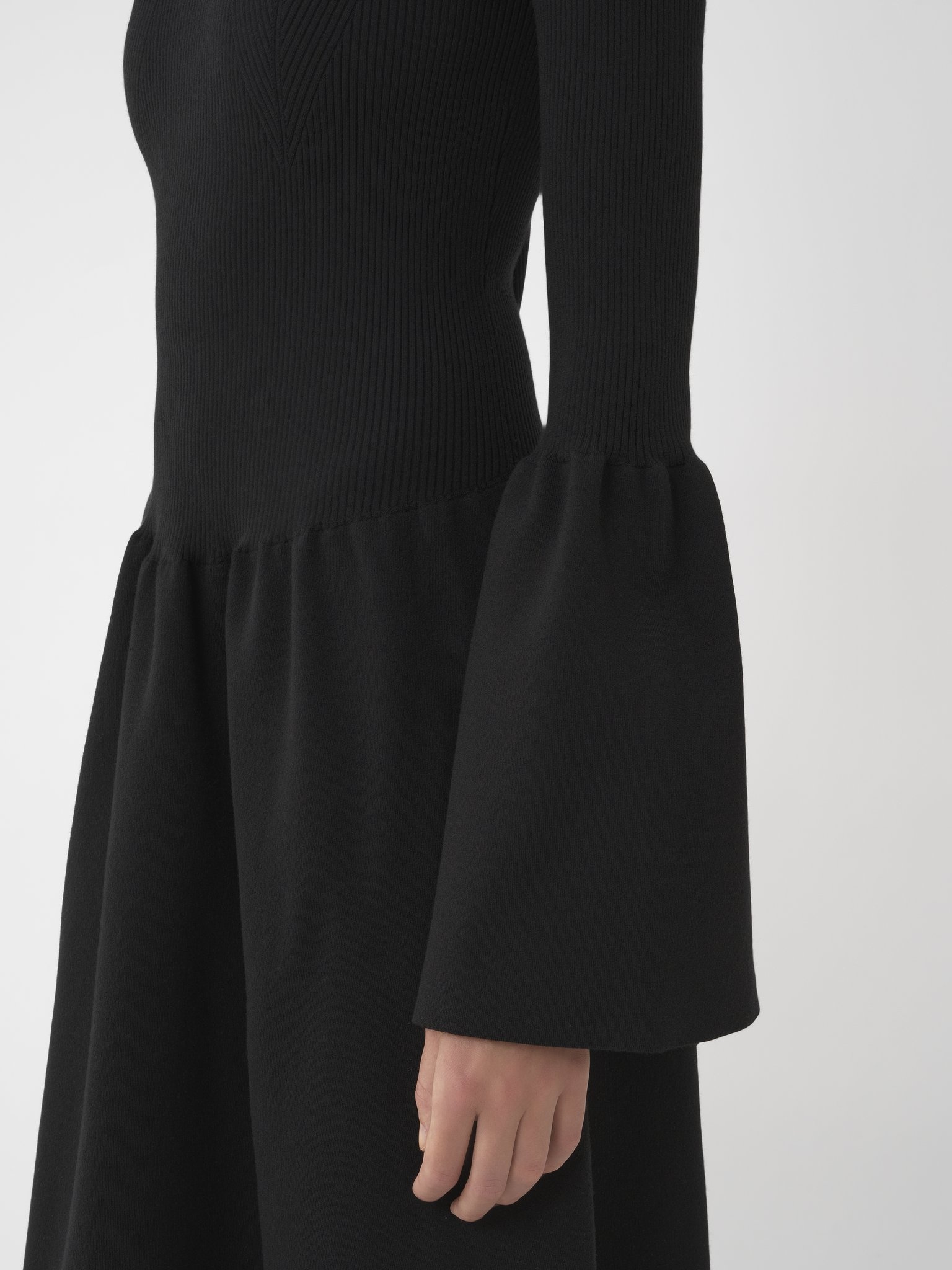 MOCK-NECK KNIT DRESS - 7
