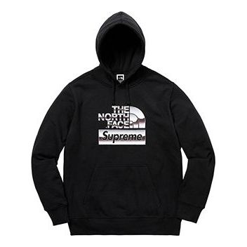 Supreme SS18 x The North Face Metallic Hooded Sweatshirt Black SUP-SS18-399 - 1