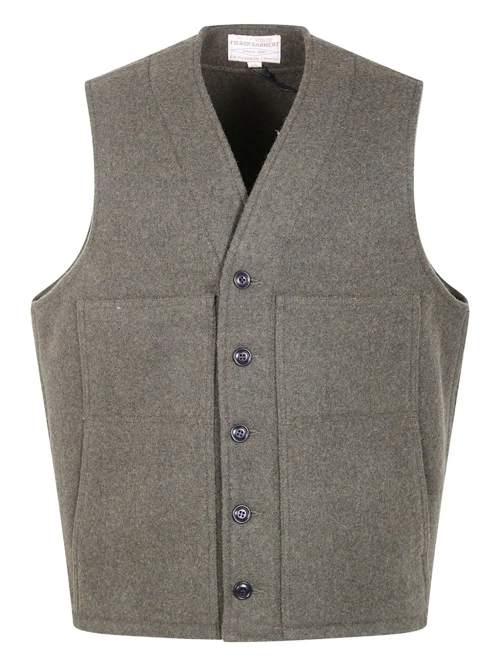 button pocket gilet - 1