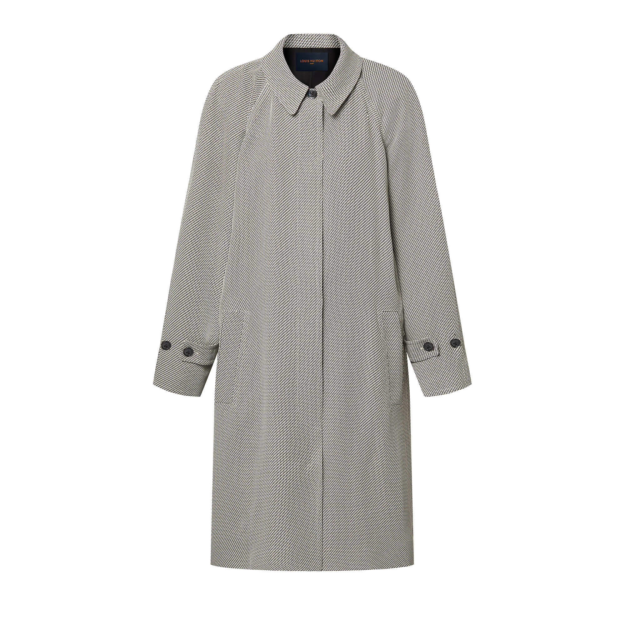 Zigzag Raglan Coat - 1