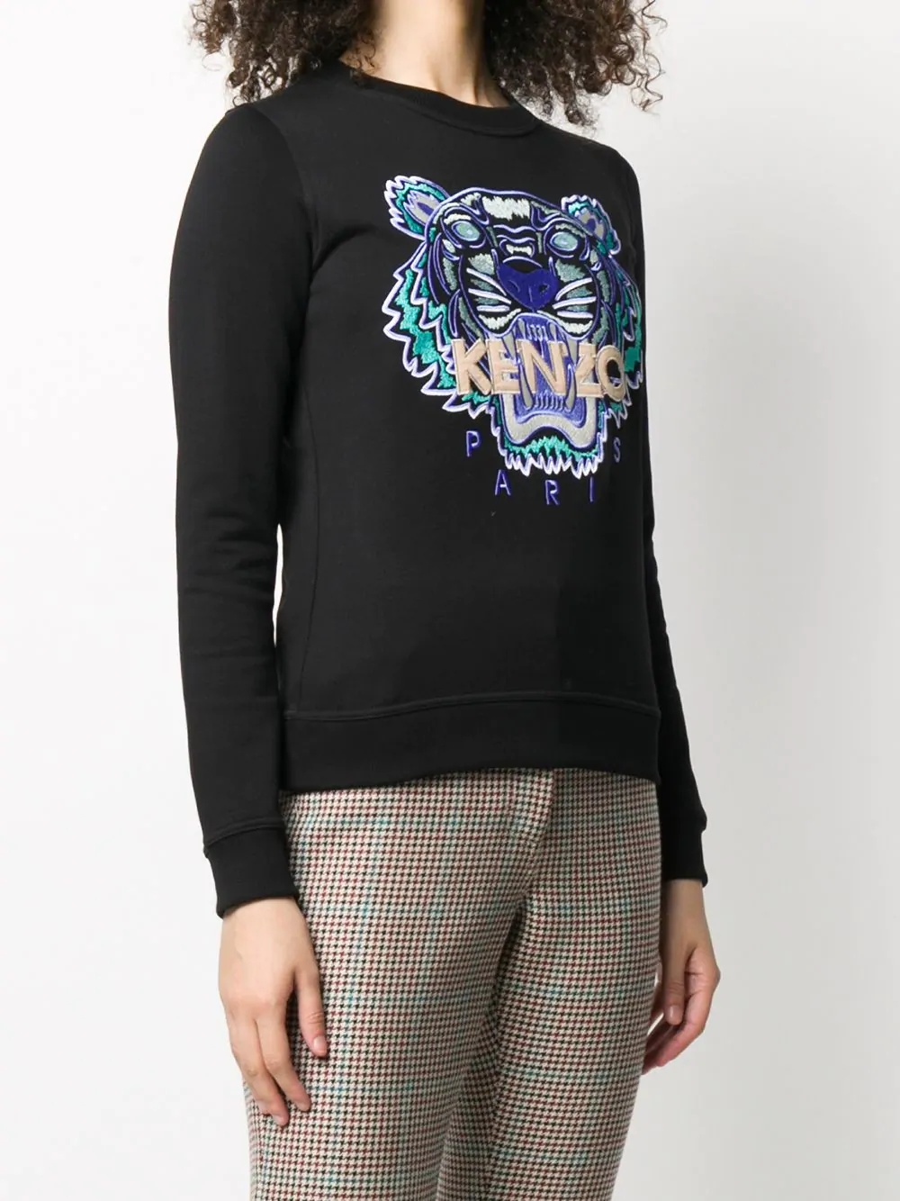 Tiger embroidered jumper - 3