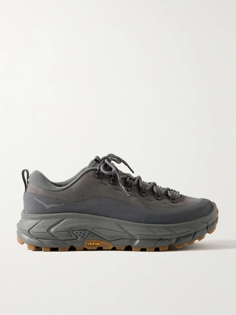Tor Summit Rubber-Trimmed Nubuck and Mesh Sneakers - 1