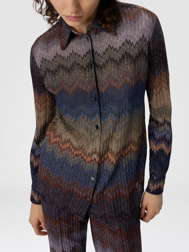 Viscose Shirt with Snake Pattern 4