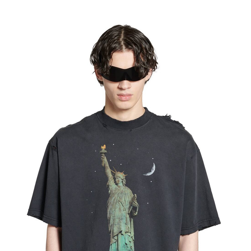 Paris Liberty T-shirt Medium Fit in Black 5