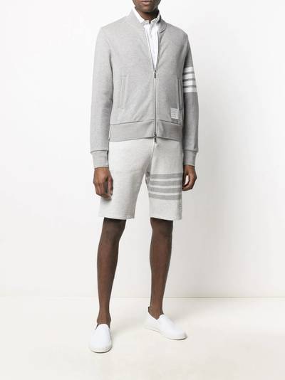 Thom Browne 4-Bar motif drawstring track shorts outlook