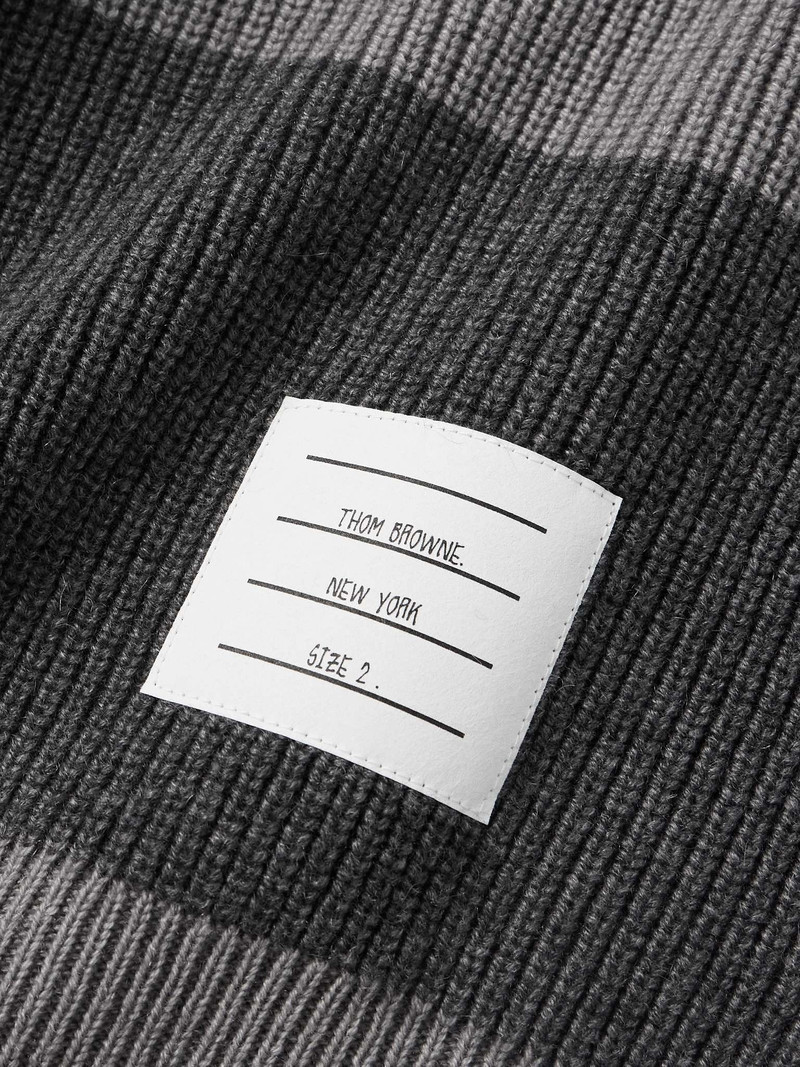 Logo-Appliquéd 스트립 의류-Dyed Cashmere Hoodie 4