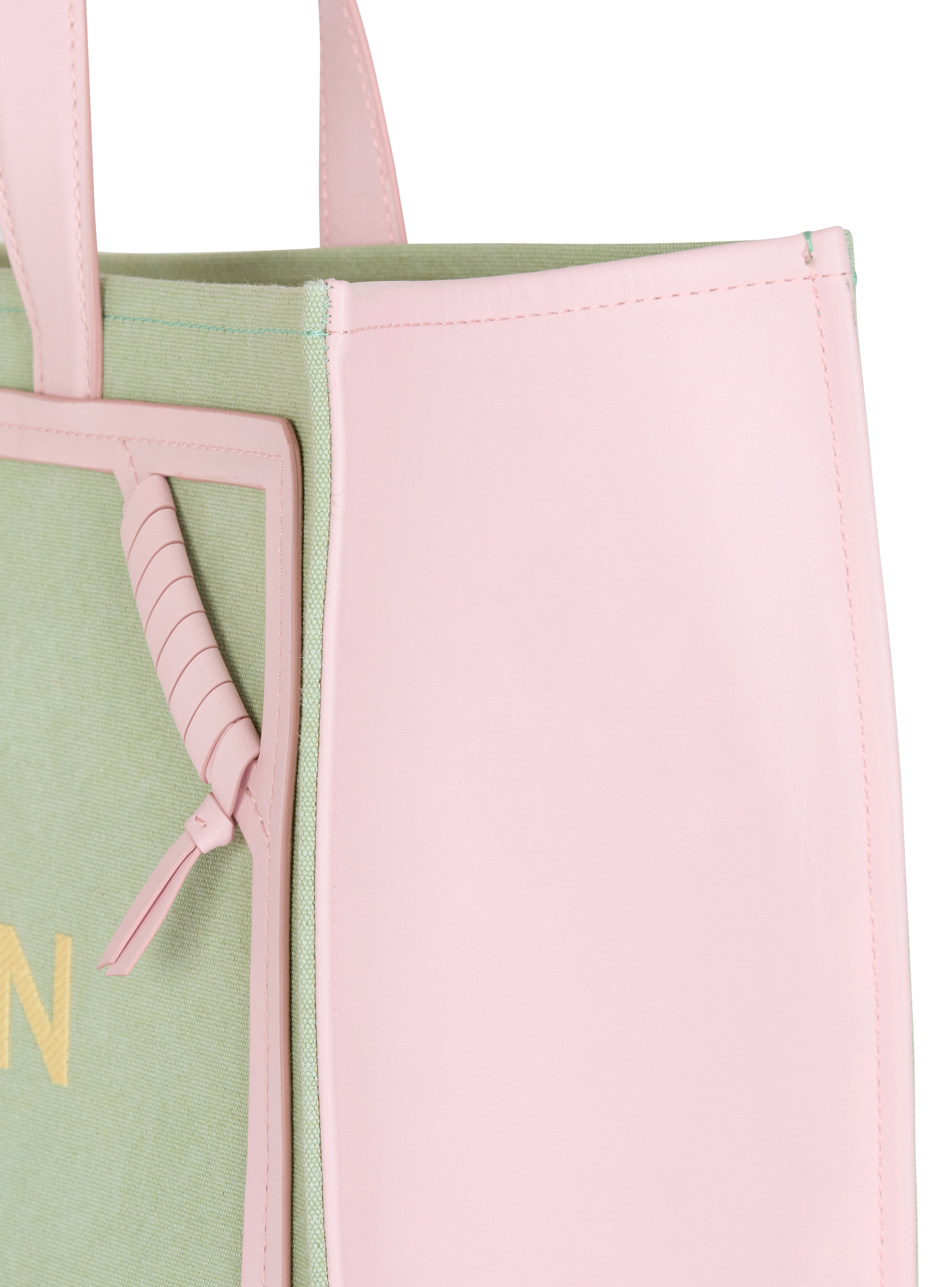 B-Army Medium canvas and leather tote bag - 5