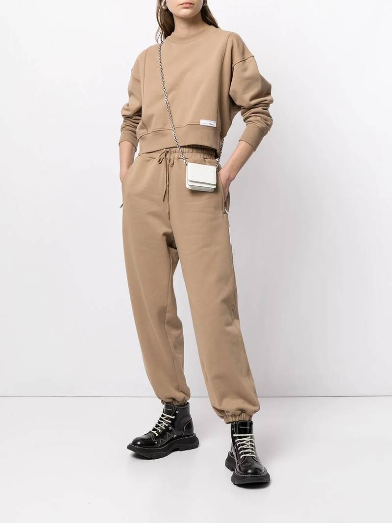 3.1 Phillip Lim Everyday terry cropped sweatshirt outlook