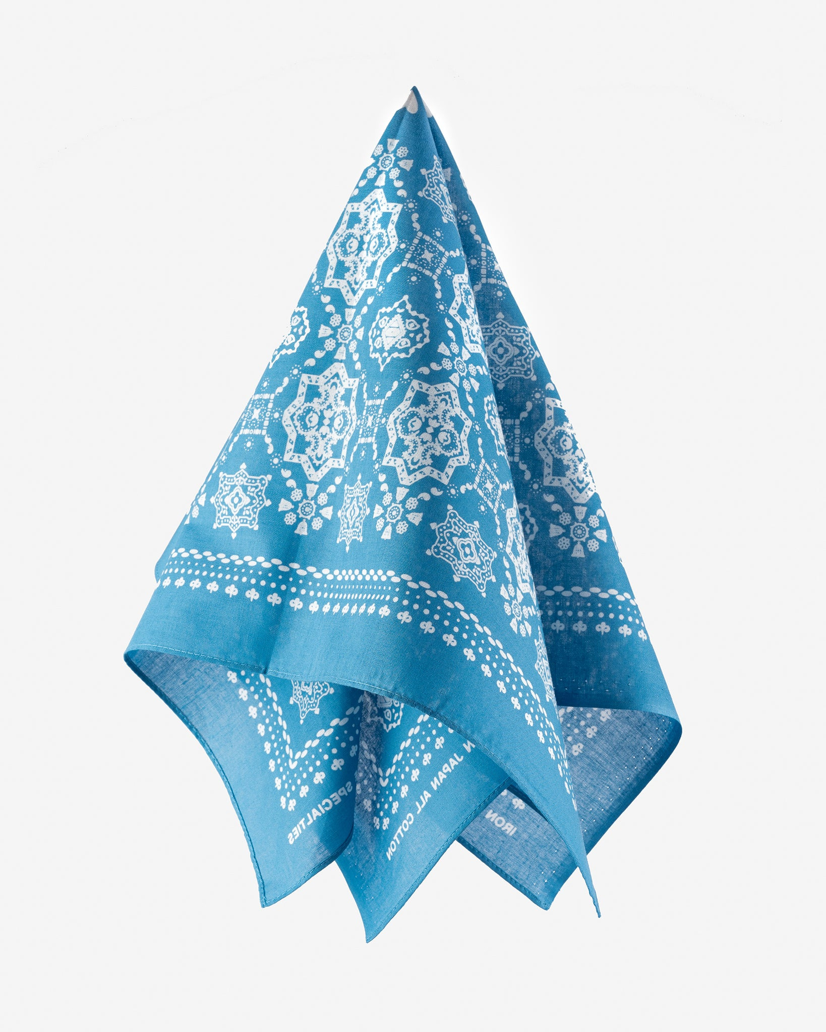 IHG-051-BLU Iron Heart “Bell” Print Bandana - Blue - 2