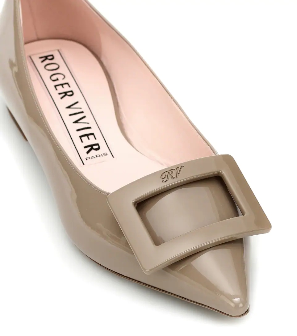 Gommettine Ball leather ballet flats - 6