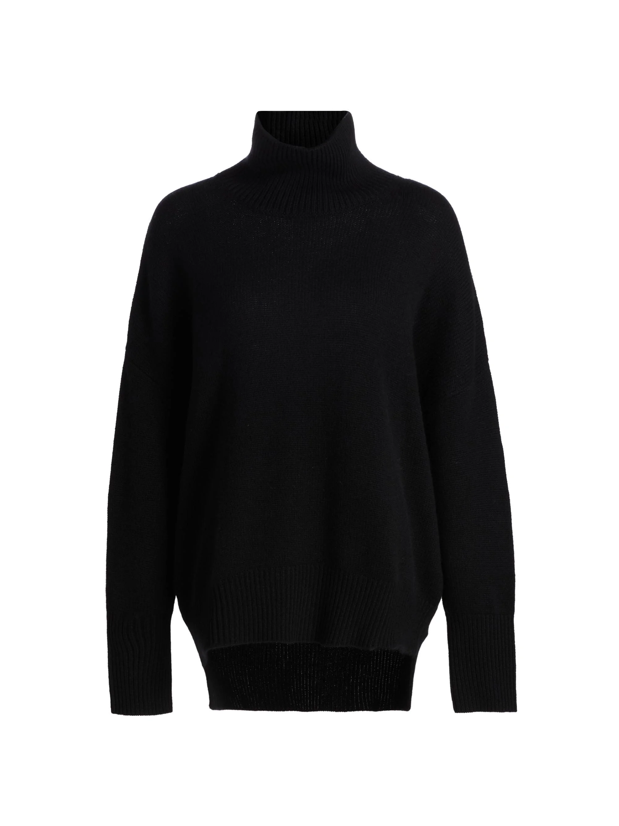 Women's Heidi Relaxed-Fit Cashmere Sweater - Black - 1