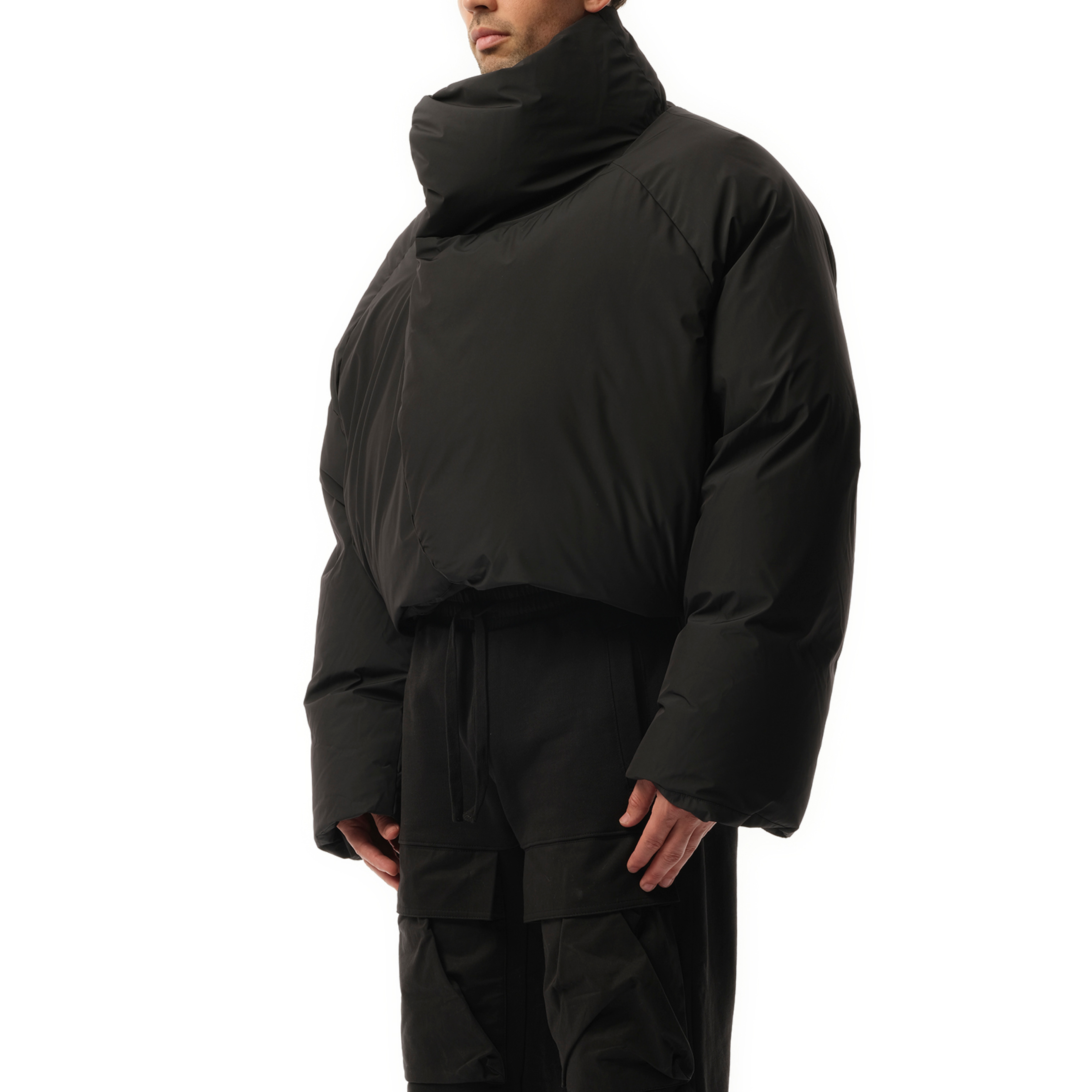 DBL Puffer Jacket in Black - 5