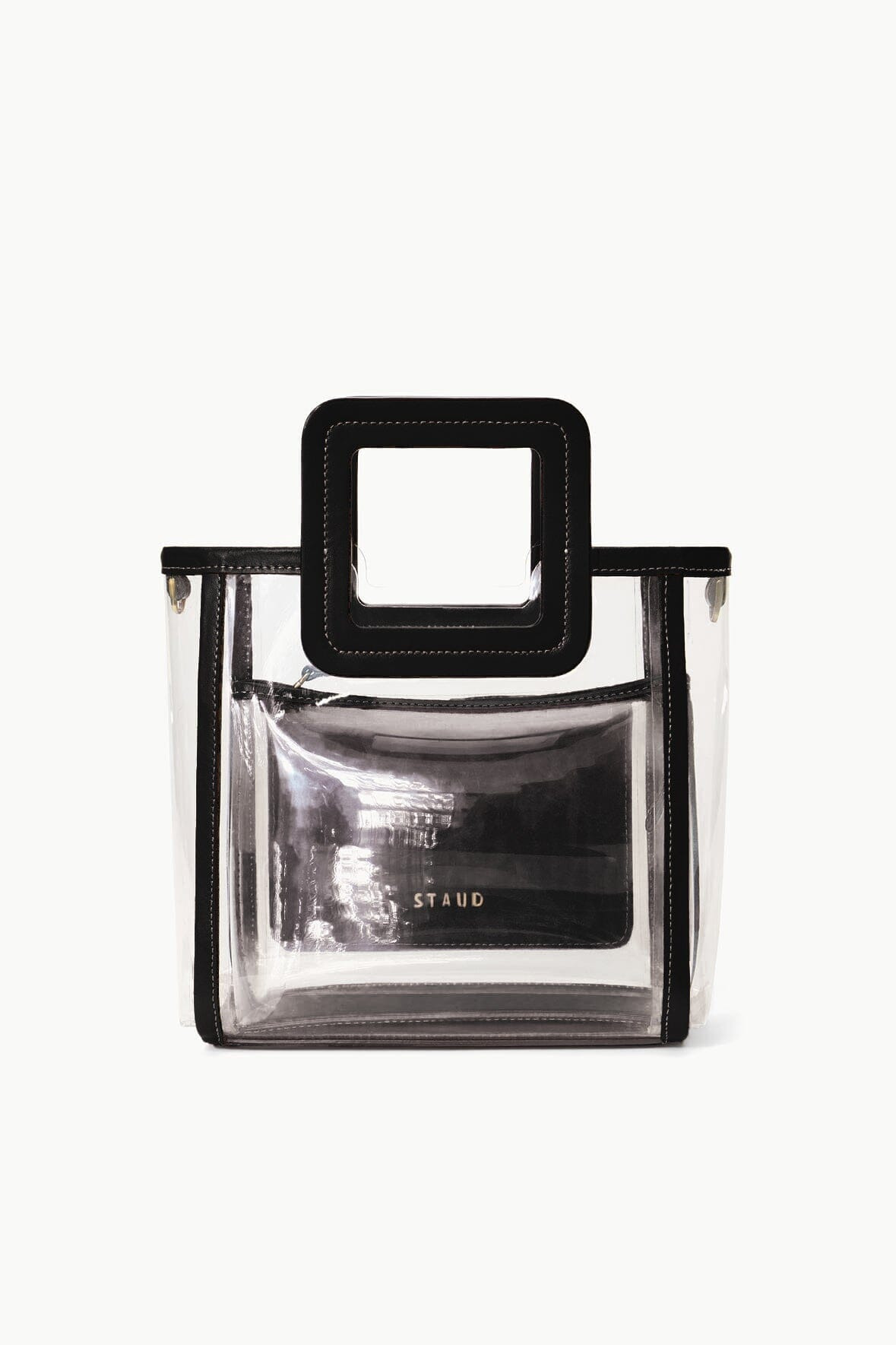 STAUD STADIUM MINI SHIRLEY BAG CLEAR BLACK - 2