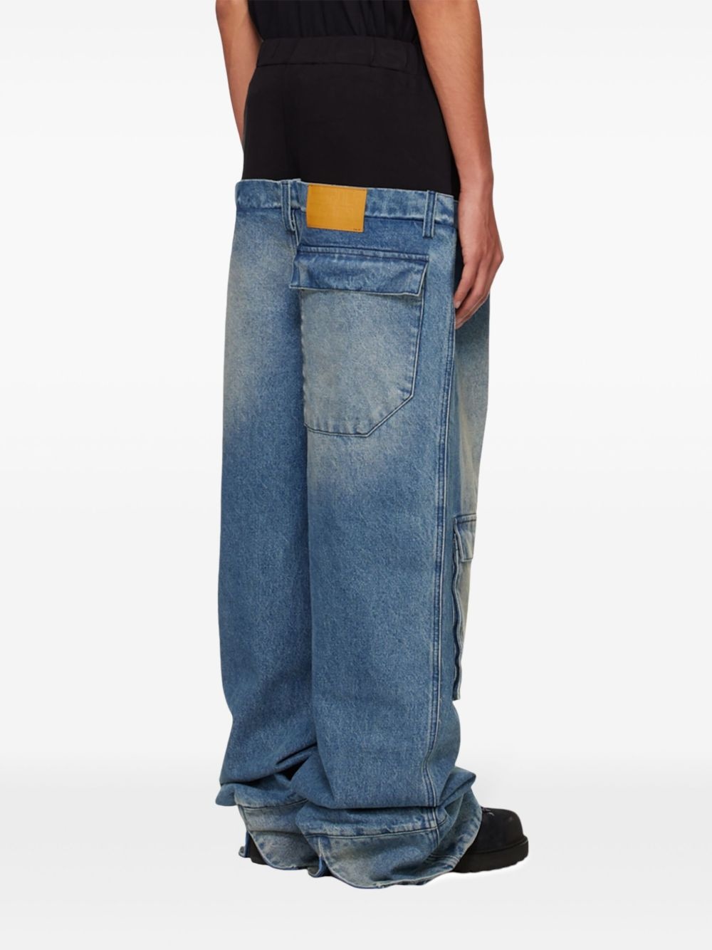 wide-leg jeans - 4