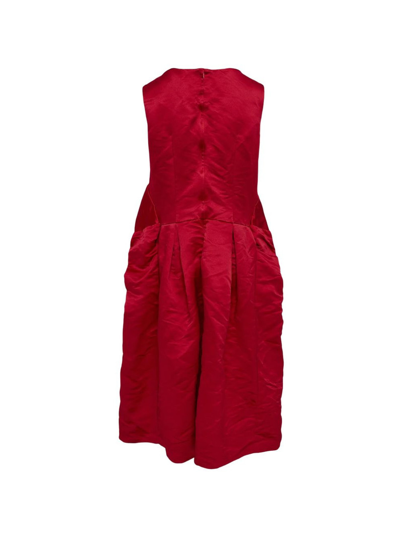 Comme des Garçons Comme des Garçons bow-detail gathered dress outlook