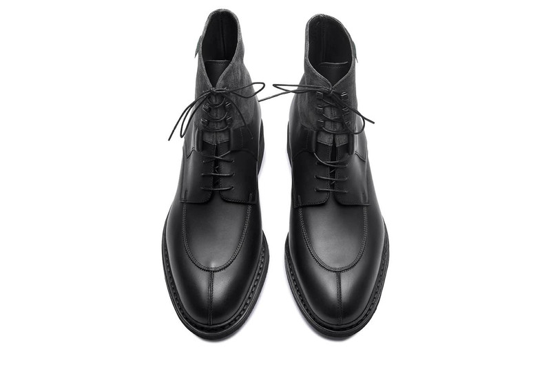 Beaumont Black Lily/Vel Grunge - Rubber Sole 4