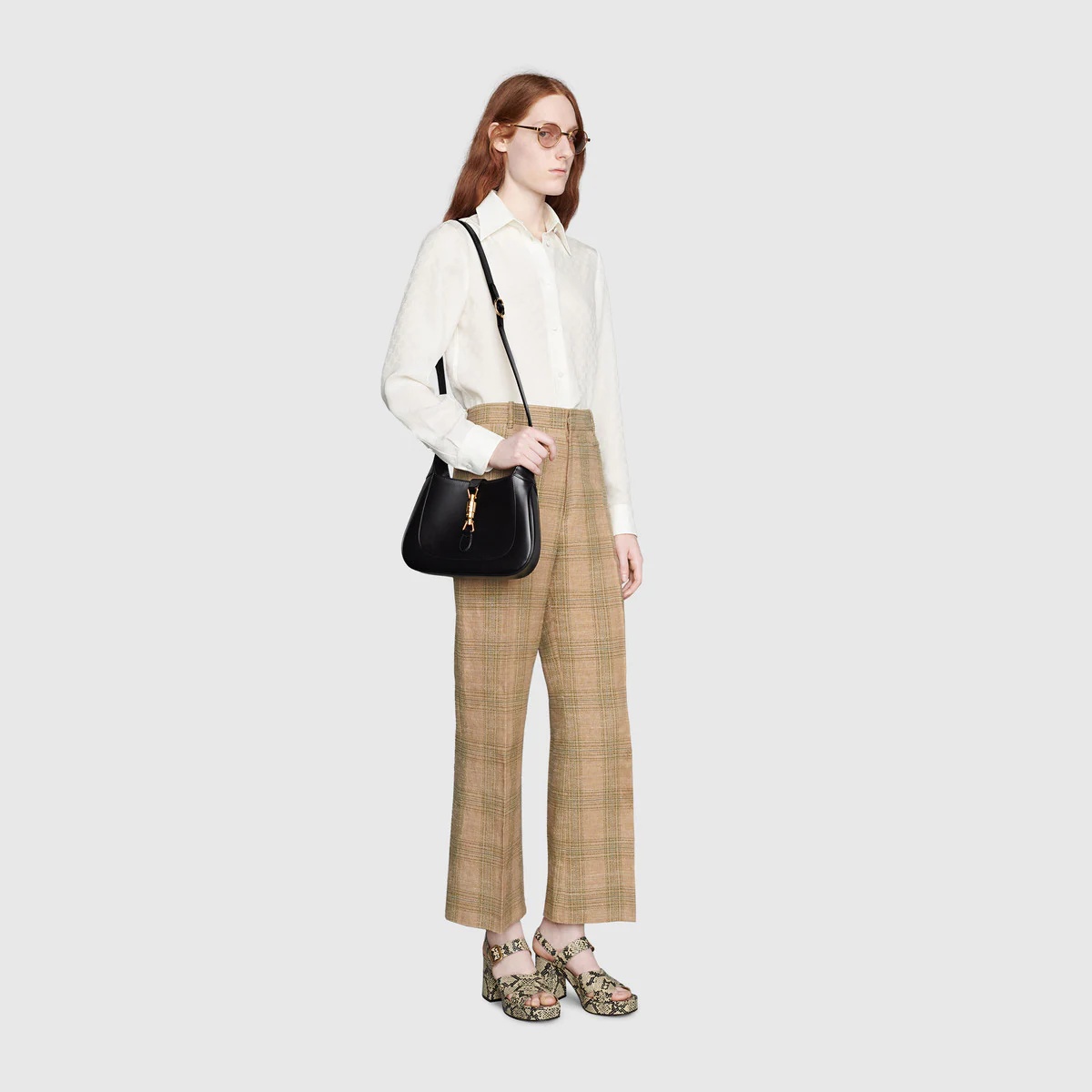 GG silk crêpe shirt - 2
