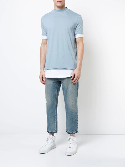 John Elliott cropped distressed effect jeans outlook