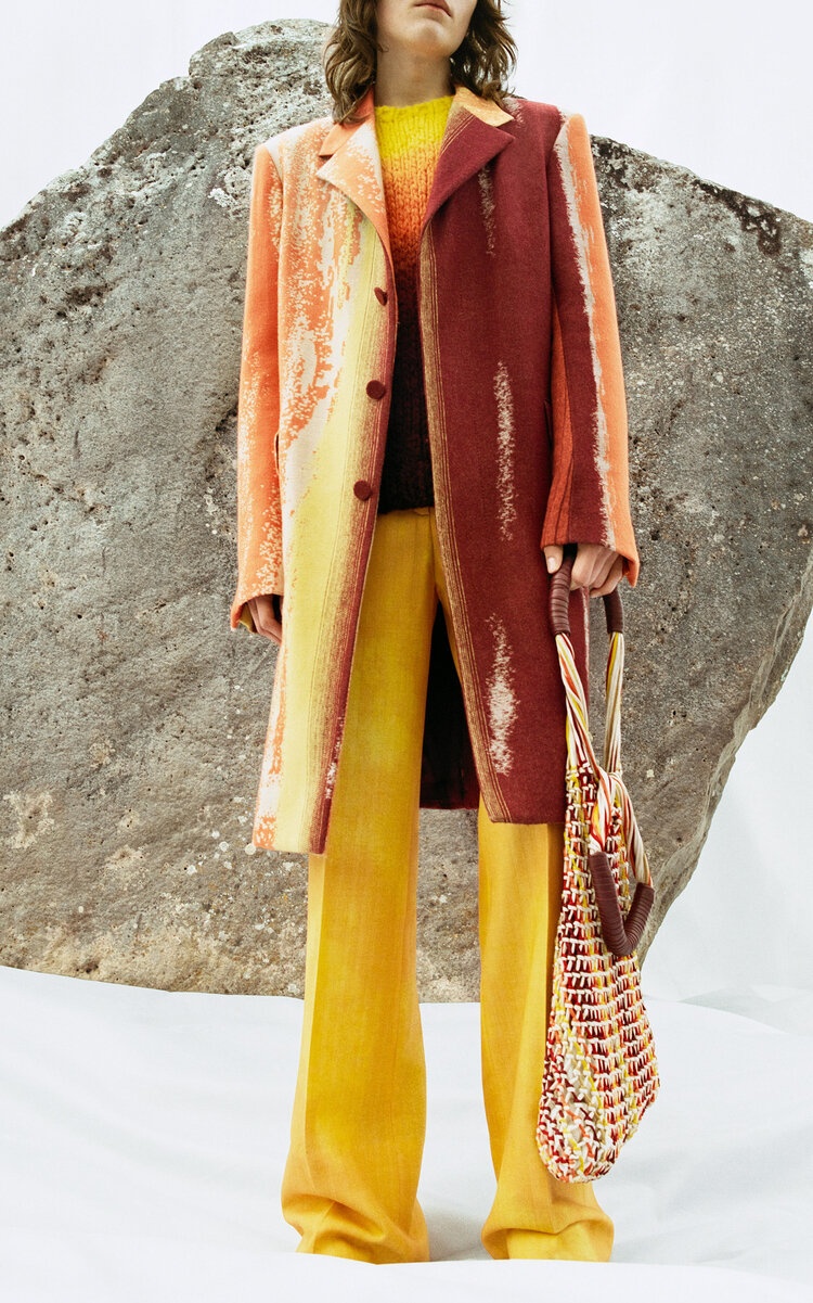 Vesta Pintucked Wool Pants yellow - 2