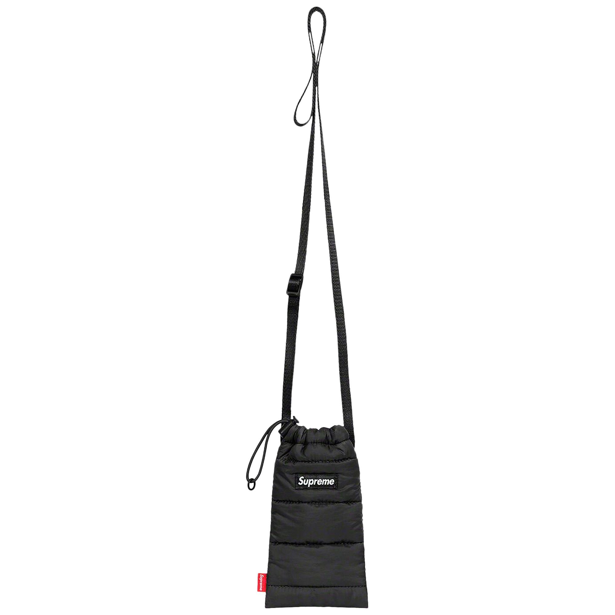 Supreme Puffer Neck Pouch 'Black' - 1
