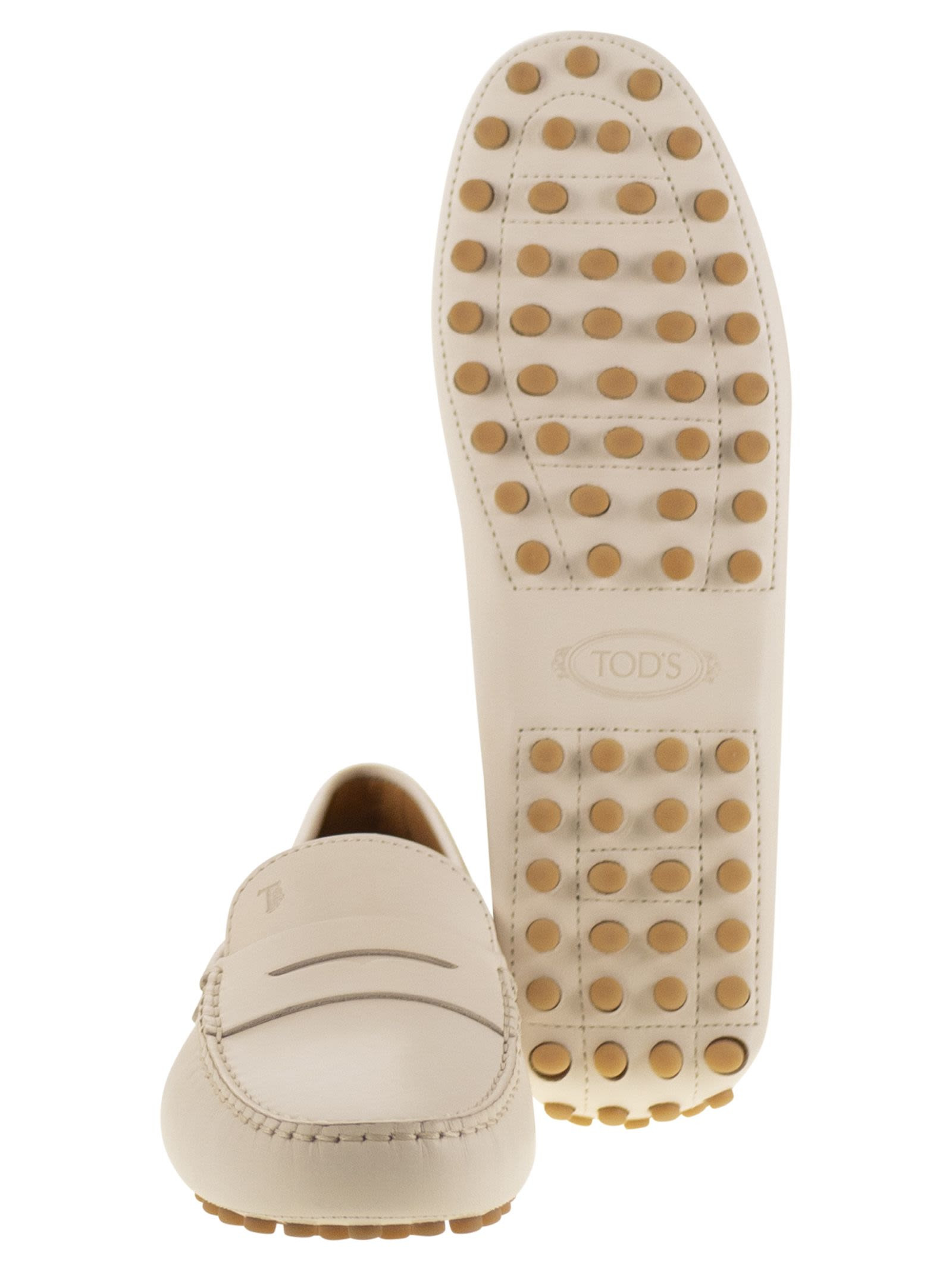 Tod's Women Leather Moccasin Rubber Sole - 5