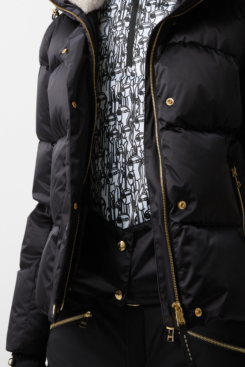 Hella down ski jacket in Black 7