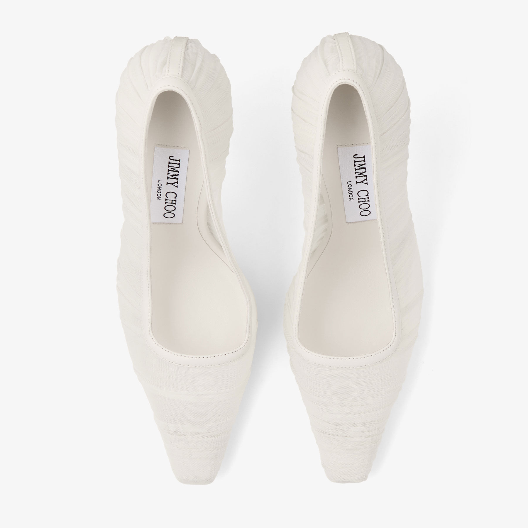 Lotta 100
Ivory Tulle and Nappa Pumps - 5