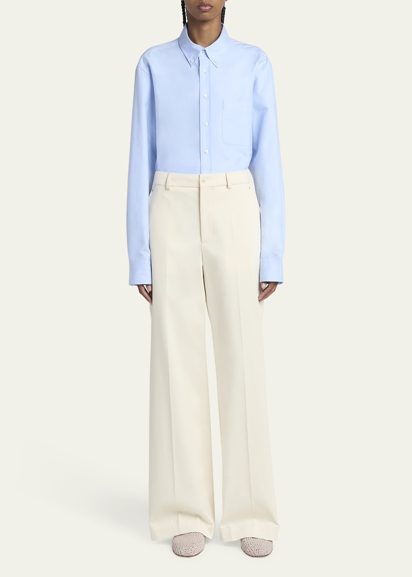 Wide-Leg Trousers - 2