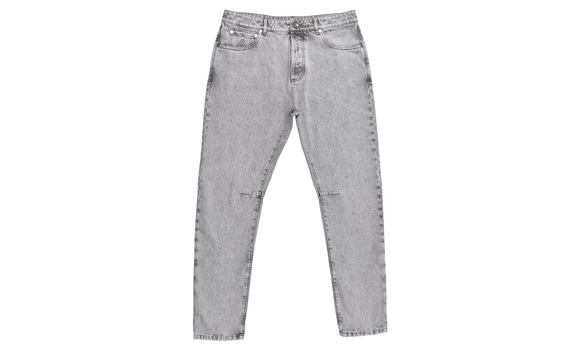 Denim 5 Pocket Jeans "Stone" BRUN184 - 1
