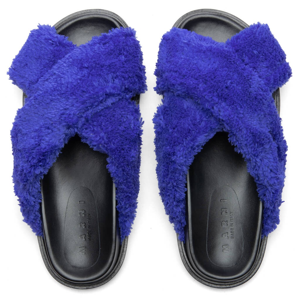 FUSSBETT SLIDE SANDAL - ROYAL - 4