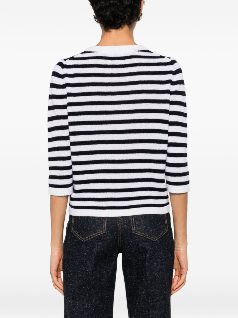 striped-pattern sweater 4