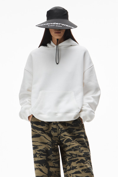 Alexander Wang HOODIE IN DENSE FLEECE outlook