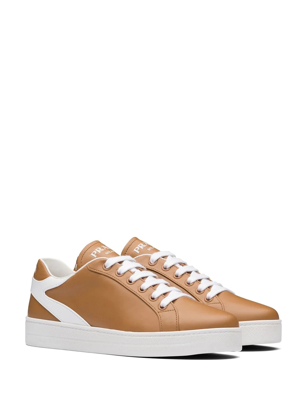 stitched detail low-top sneakers - 2