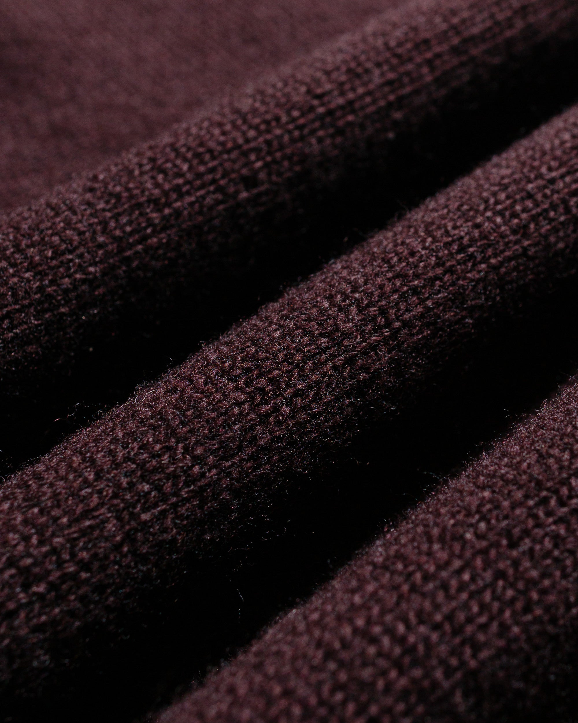 Single Pocket Crew Geelong Lambswool Mahogany - 6