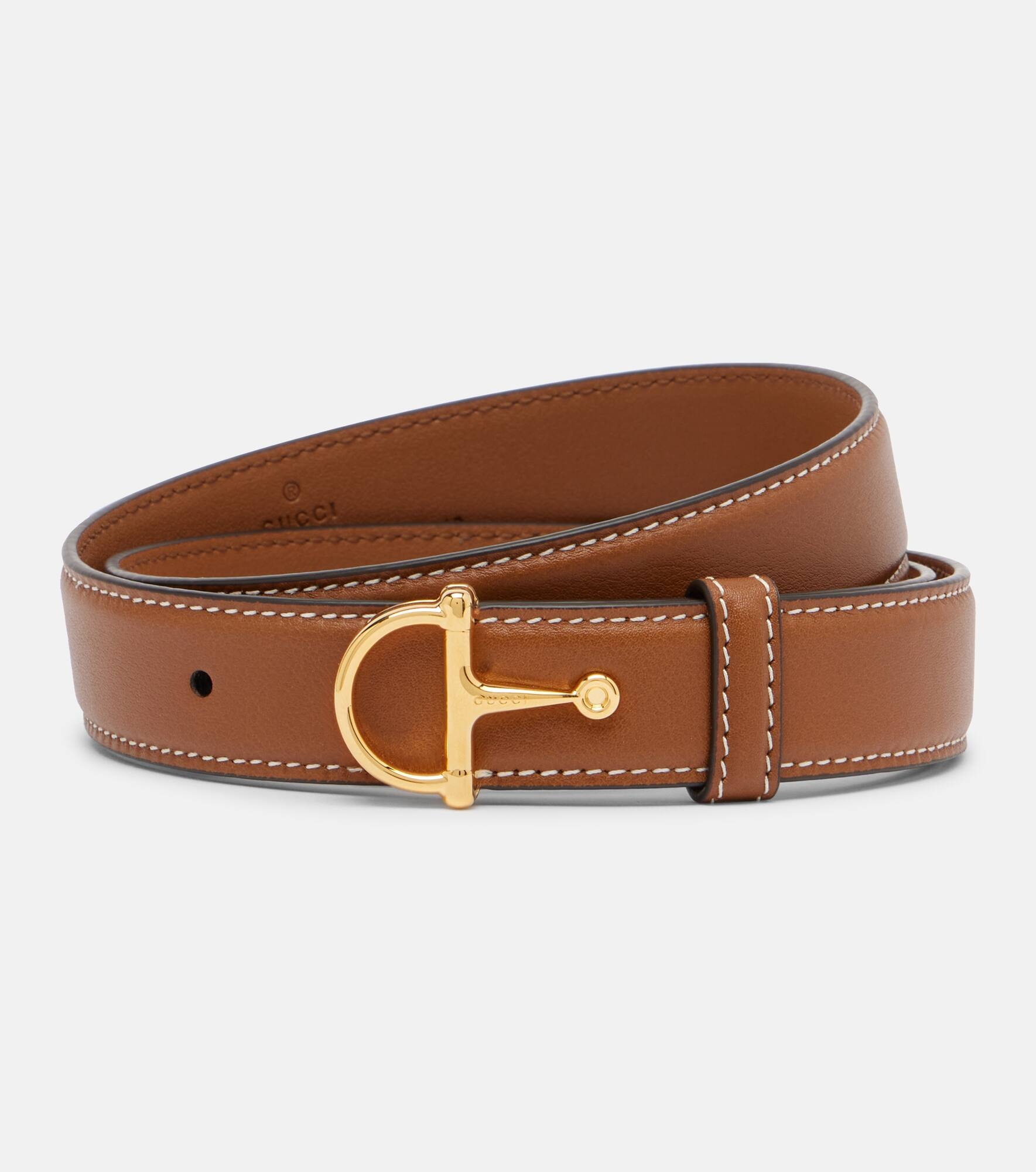 Horsebit leather belt - 1
