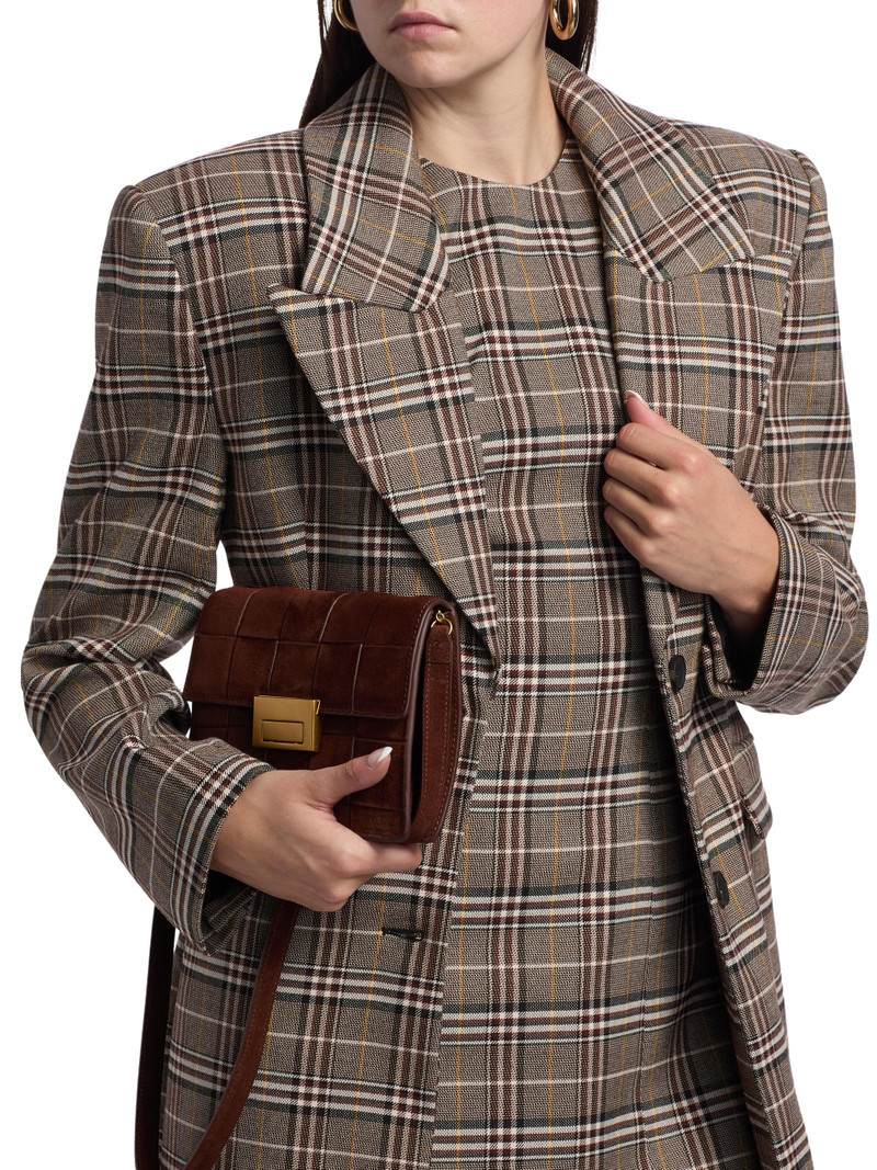 Women's Sandrine Plaid Coat - Brown Multi 6